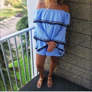 Striped Blue Summer Dress